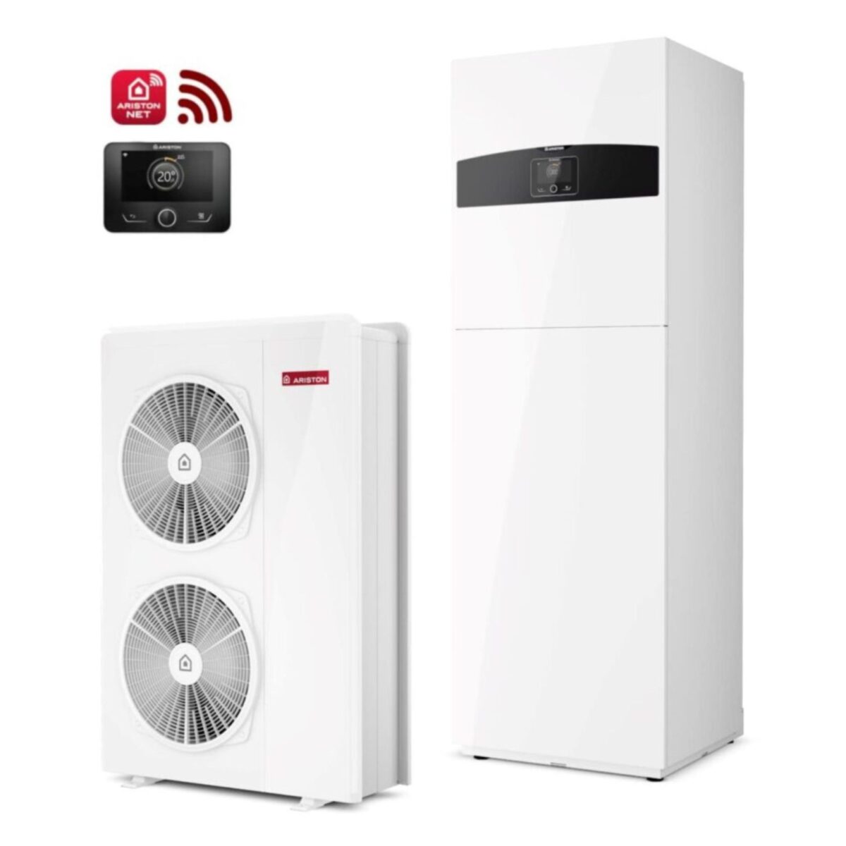 Šilumos Siurblys Ariston Nimbus Compact 150 17.65kw Su Integruotu Vandens šildytuvu