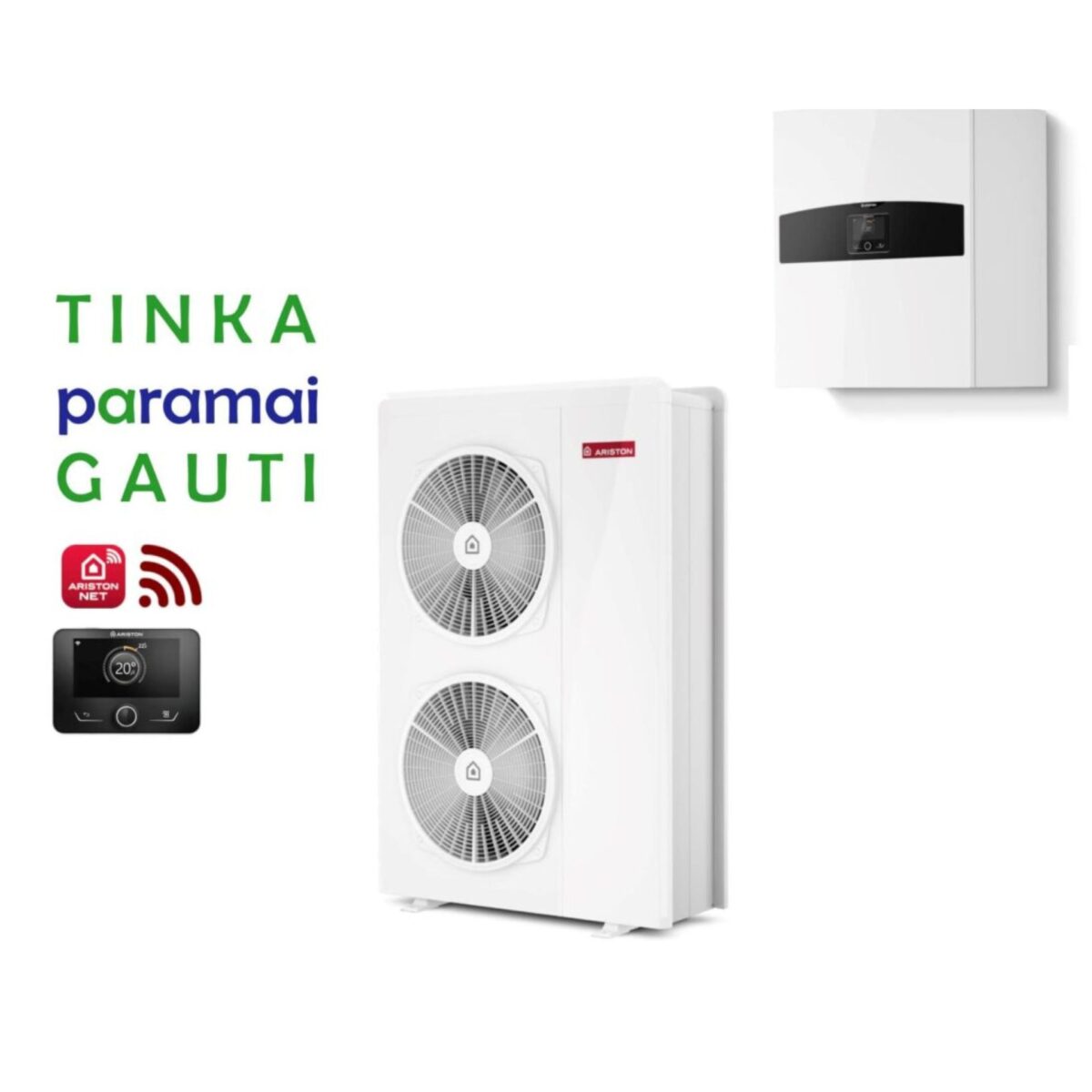 Šilumos Siurblys Ariston Nimbus Plus 150 17.65kw